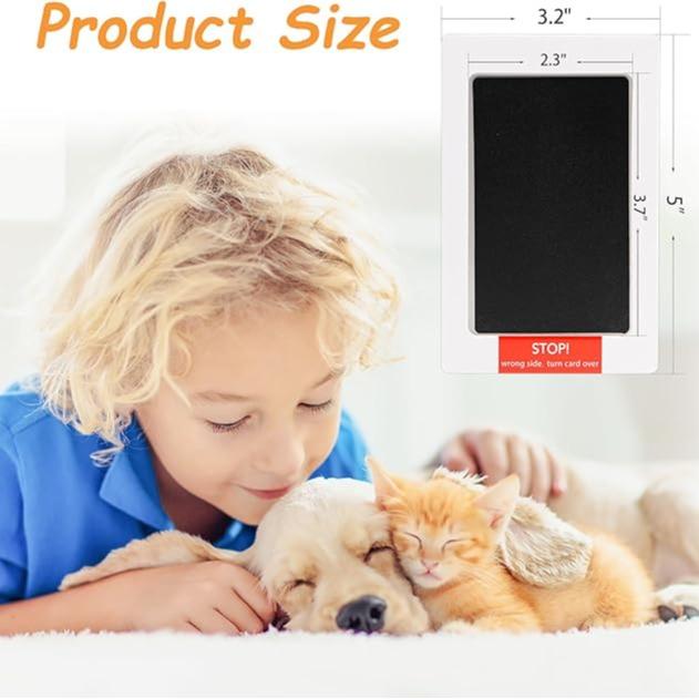 Kit Impronta Zampa per Cani e Gatti – Cornice Ricordo Animali Domestici