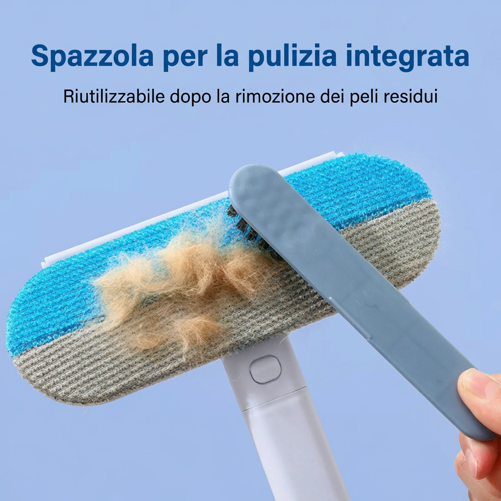 Rimuovi Peli per Animali Domestici – Ideale per Cani, Gatti, Tappeti e Letti